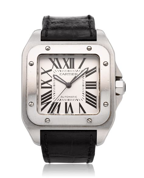 cartier santos 100 womens watch|cartier santos 100 price list.